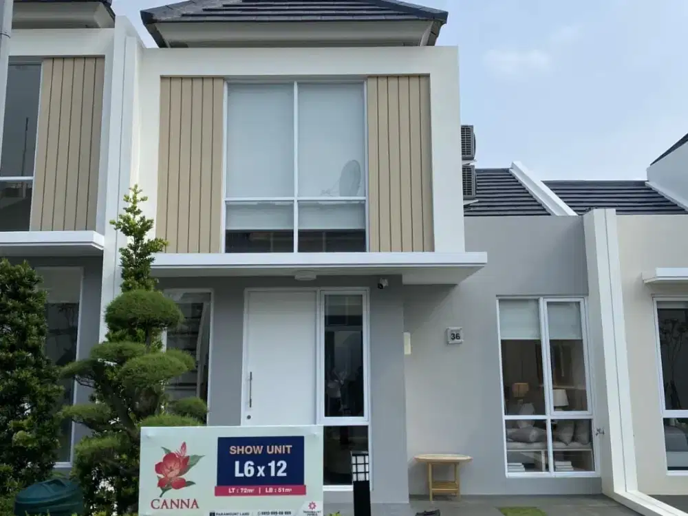 Dijual rumah baru, ready , full furnished , discount pon 50%