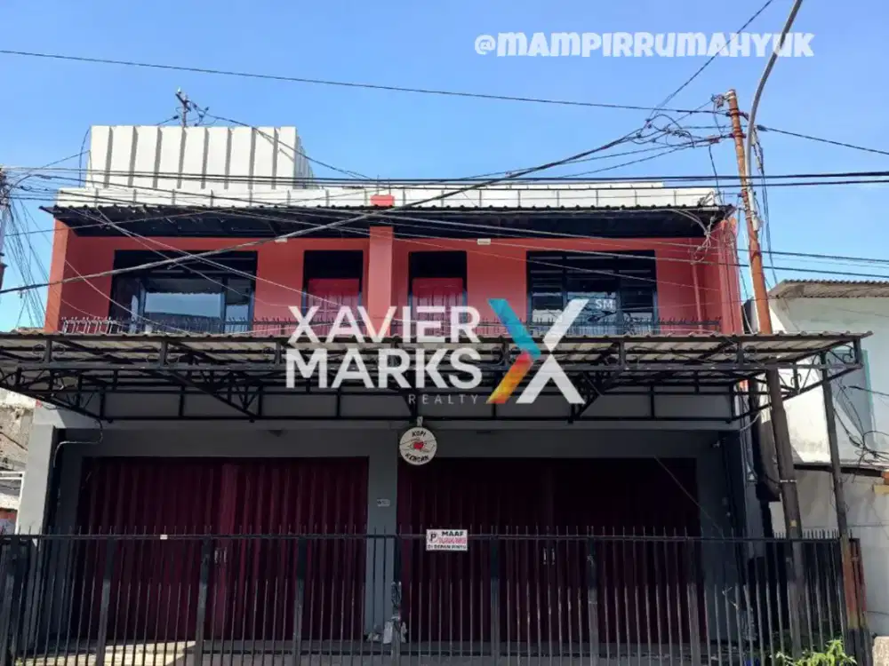 Dijual 2 Ruko jejer jadi 1 ex Cafe di Nusakambangan Klojen Malang