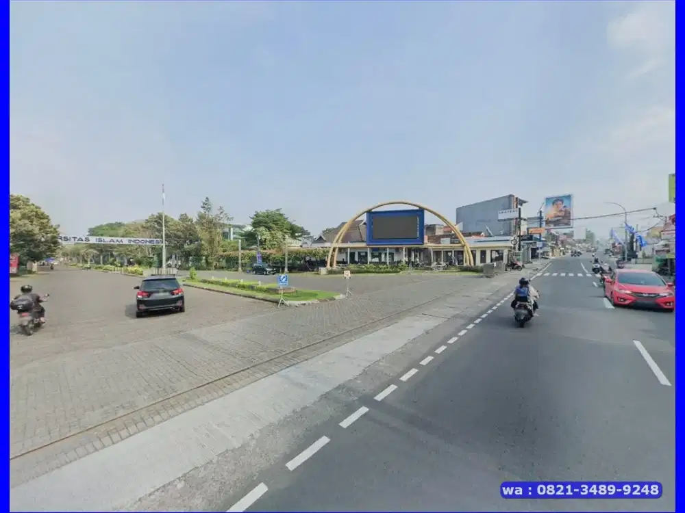 6 Menit Timur Kampus UII, Tanah Hook SHM Ngemplak Sleman