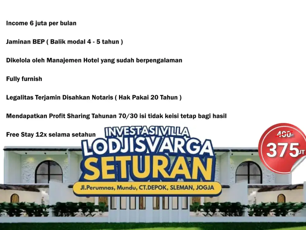 Rumah di area Seturan dekat banyak Kampus