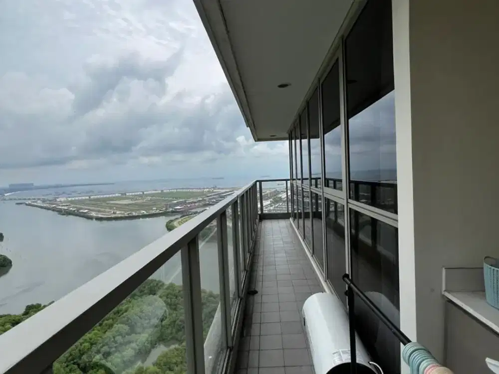 Sewa Murah Apartemen Gold Coast PIK 3 Kamar FF Unit Terbesar Hoek