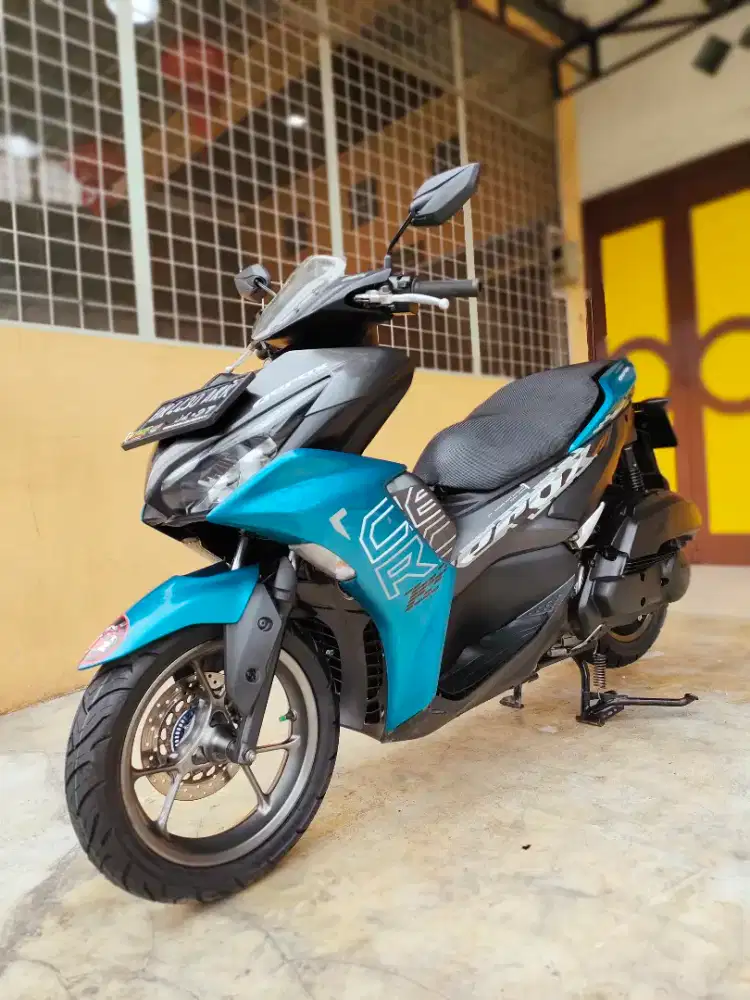Yamaha Aerox / Aerox 155 2022, Blue Premium Metalic, Unit Mulus.