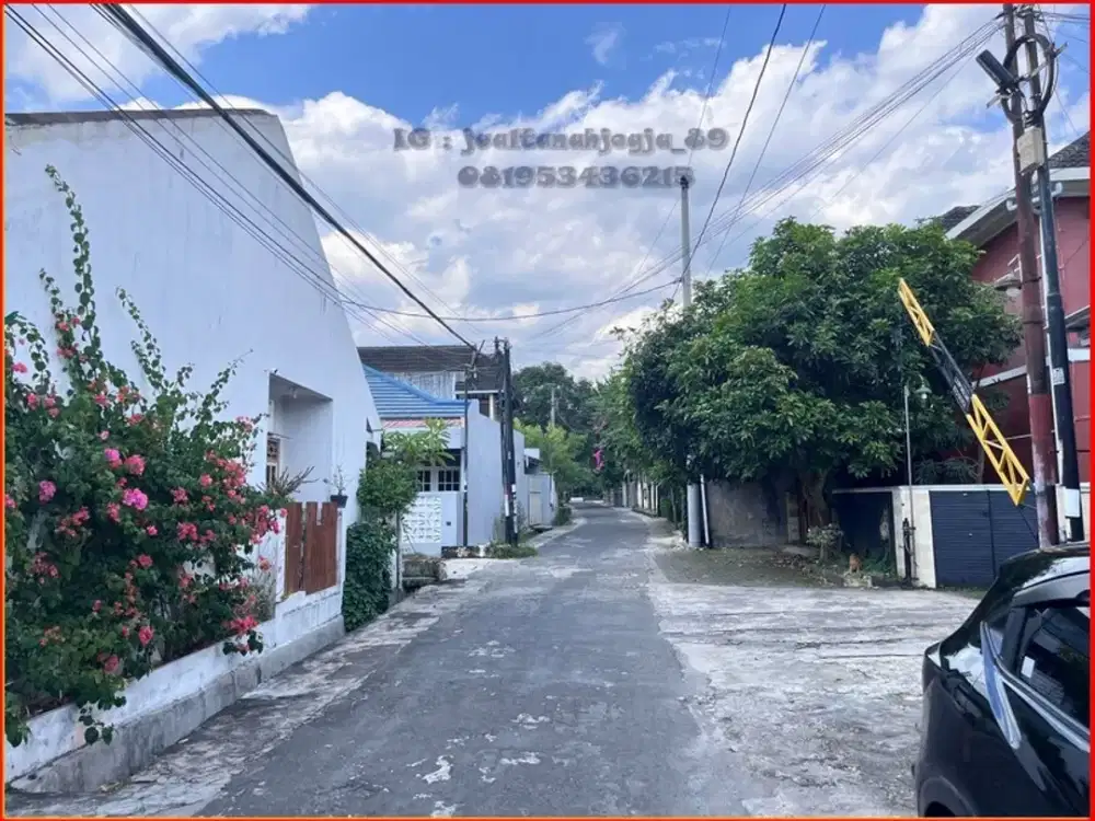 Tanah Utara Ring road Monjali dijual cepat dalam perumahan Lempongsari