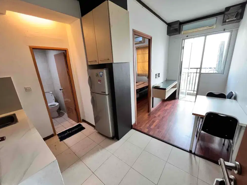 1 Bedroom furnished disewakan murah tahunan apartemen maple park jakarta utara