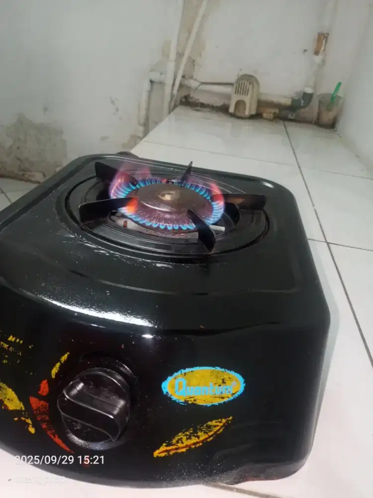 Kompor quantum satu tungku bersih normal