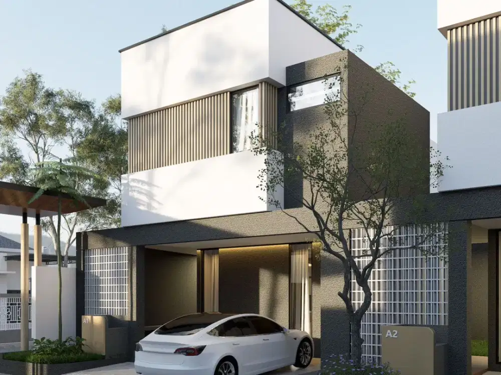 RUMAH MODERN 2 LANTAI DALAM CLUSTER DEKAT RING ROAD MAGUWOHARJO