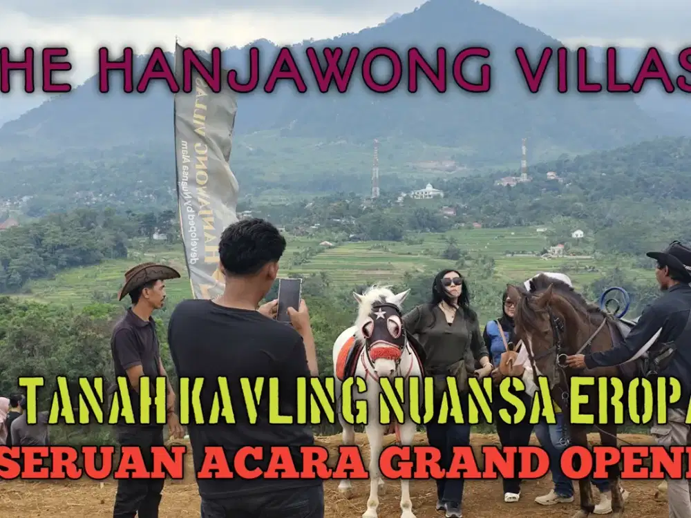 Tanah kavling nuansa Eropa di bogor the hanjawong villas
