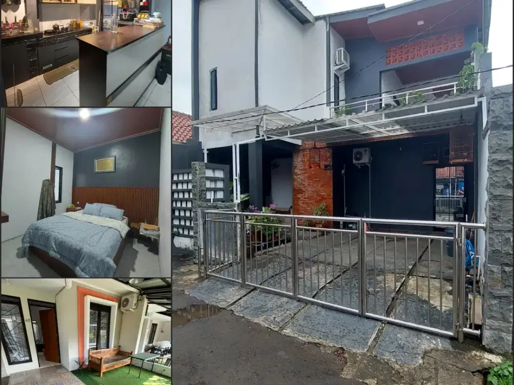 Rumah modern 2 lantai akses Tol Yasmin dan Stasiun Bogor