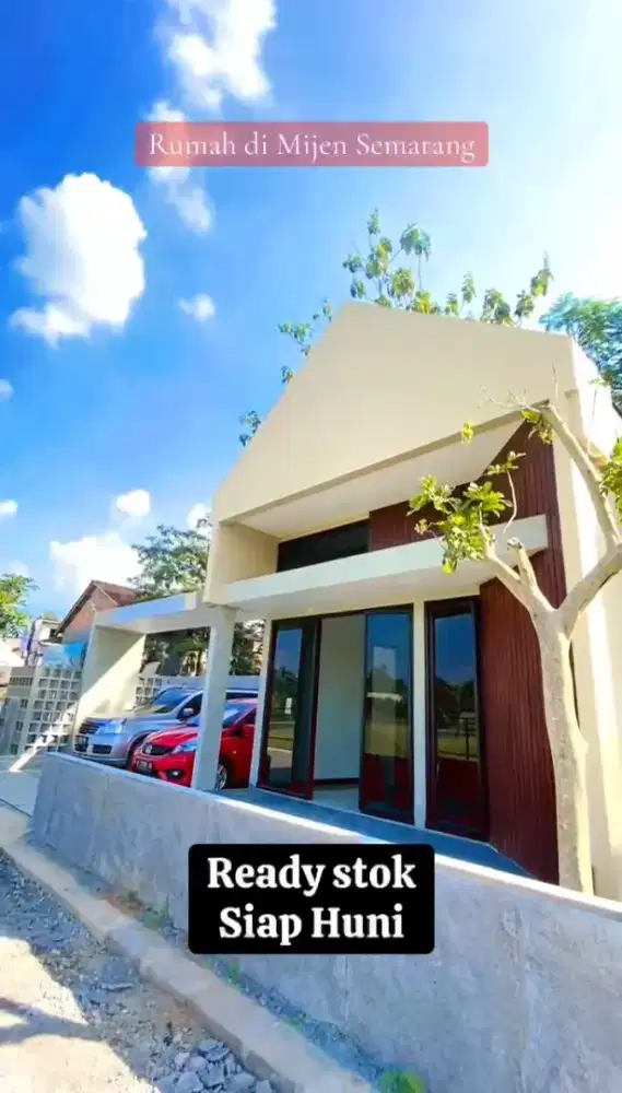 Rumah view sawah siap huni