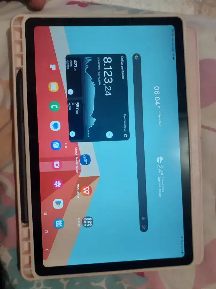 Dijual samsung tab s6 lite
