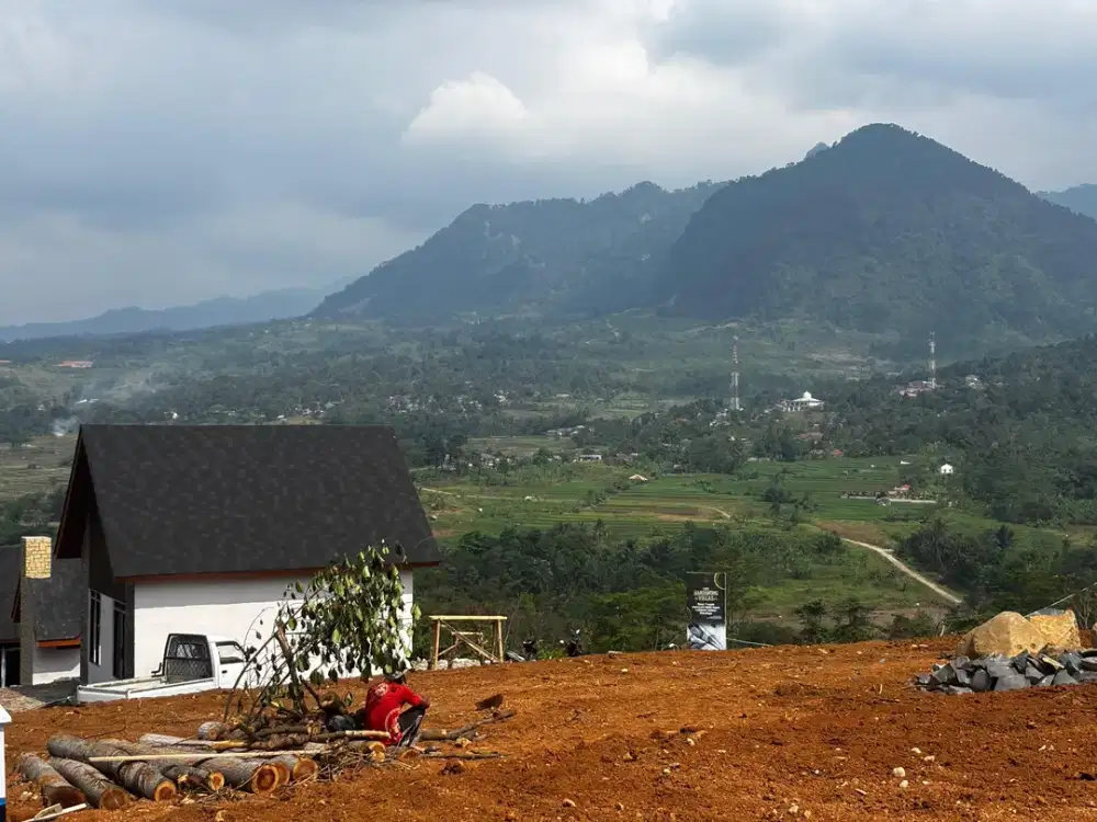 Tanah murah strategis view pegunungan udara dingin