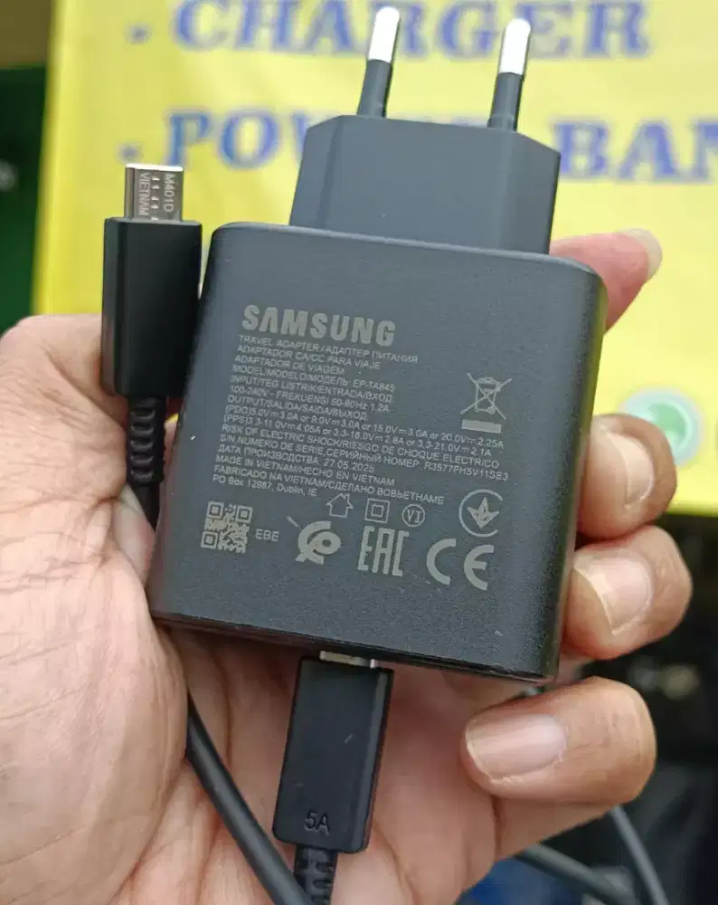 Charger Ori Samsung 45W ( SUPER FAST CHARGING )