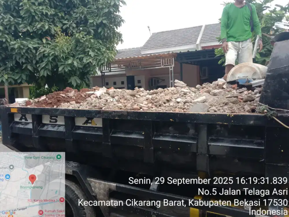 Jassa angkut puing&sampah proyek 1x24 jam