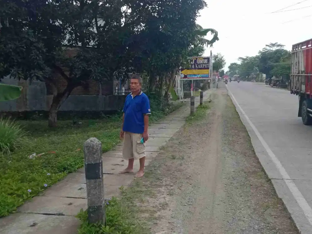 TANAH SHM STRATEGIS JALAN NASIONAL SAMPANG-RAWALO BANYUMAS BONUS RUMAH