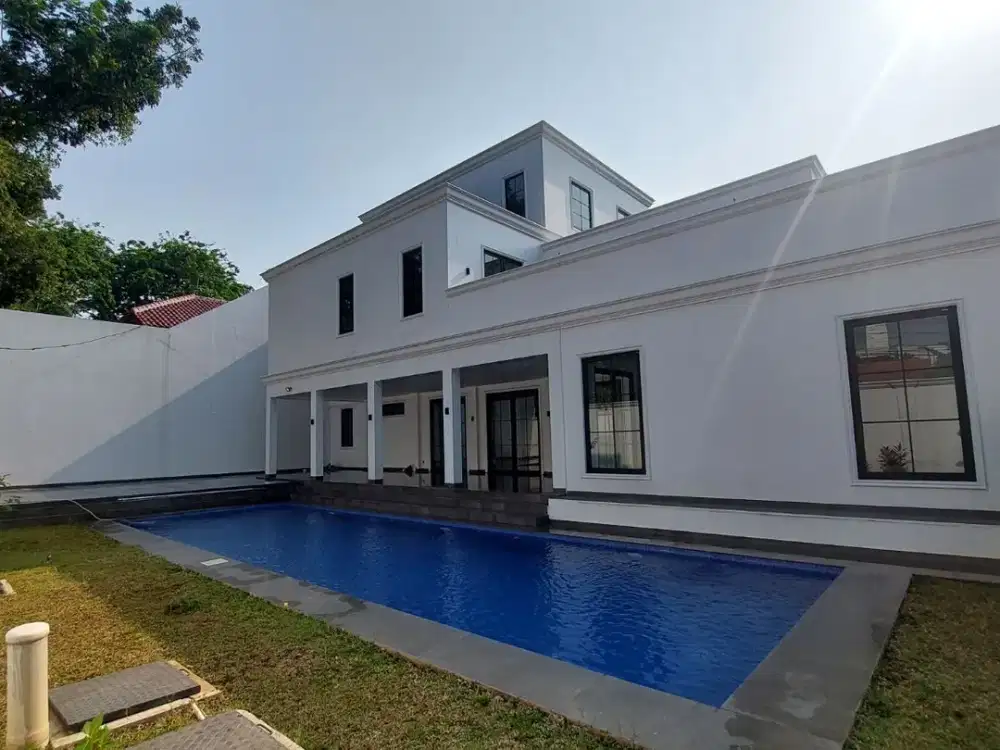 LXMMT 0153 Dijual Rumah Mewah Ada Swimming Pool Area Senayan Jakarta Selatan