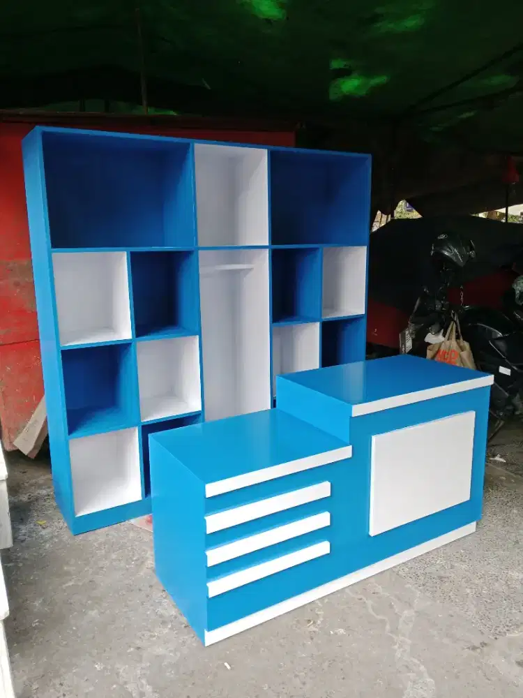 Set meja kasir loundry