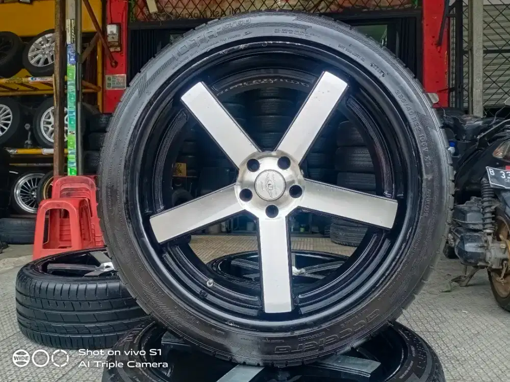 Velg Racing R22 Ring 22 5x114 untuk crv vitara xtrail dll