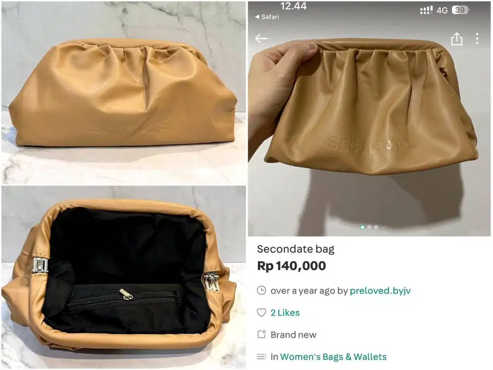 Secondate dumpling bag