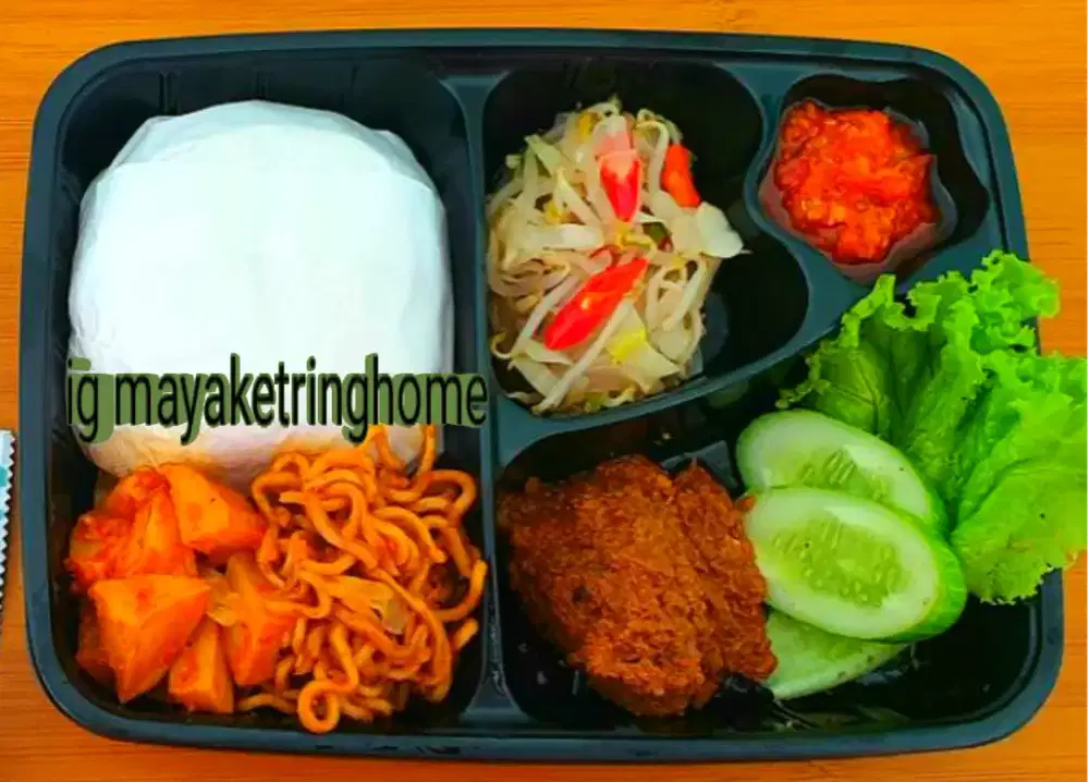 Nasi kotak, nasi kuning untuk berbagai acara