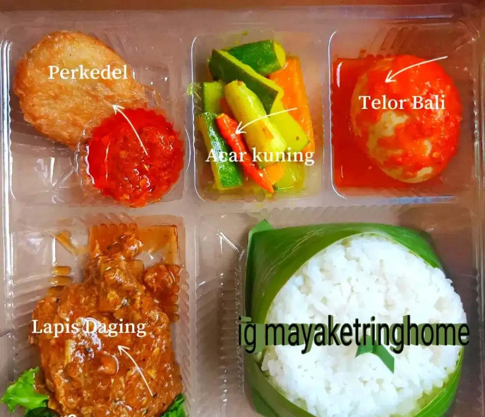 Nasi kotak, nasi kuning, di bandar Lampung praktis ekonomis