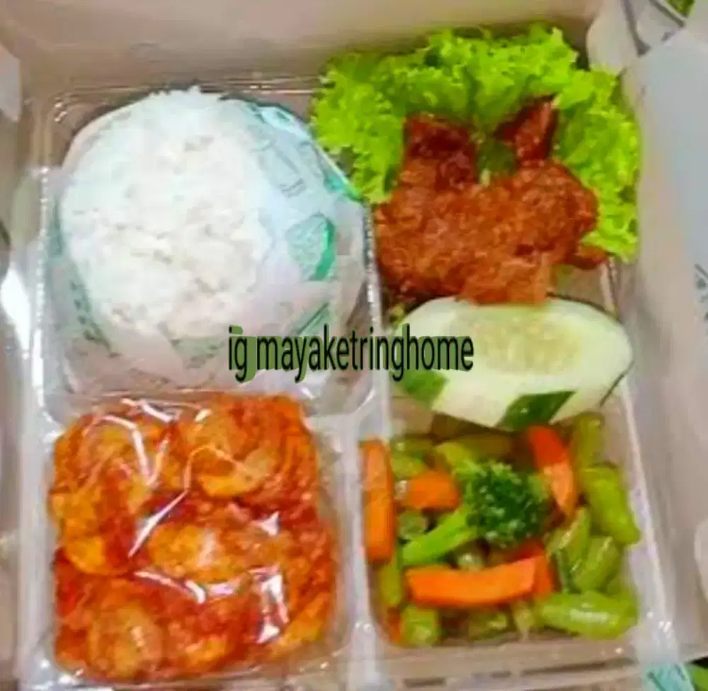 Nasi kotak, nasi kuning di bandar Lampung praktis ekonomis
