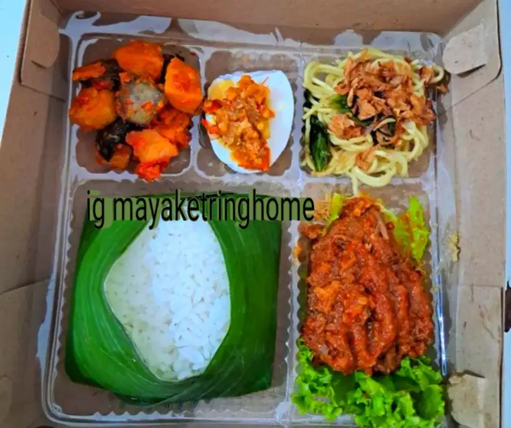 Nasi kotak, nasi kuning di bandar Lampung praktis ekonomis