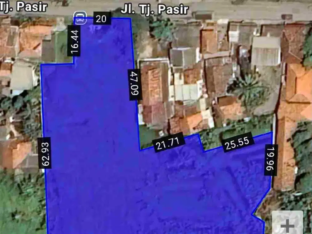 Dijual Tanah 5.012 m2 di Pangkalan Teluk Naga Tangerang
