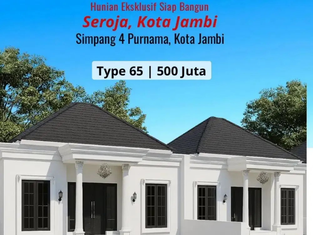 Rumah Siap Bangun Kota Baru Jambi