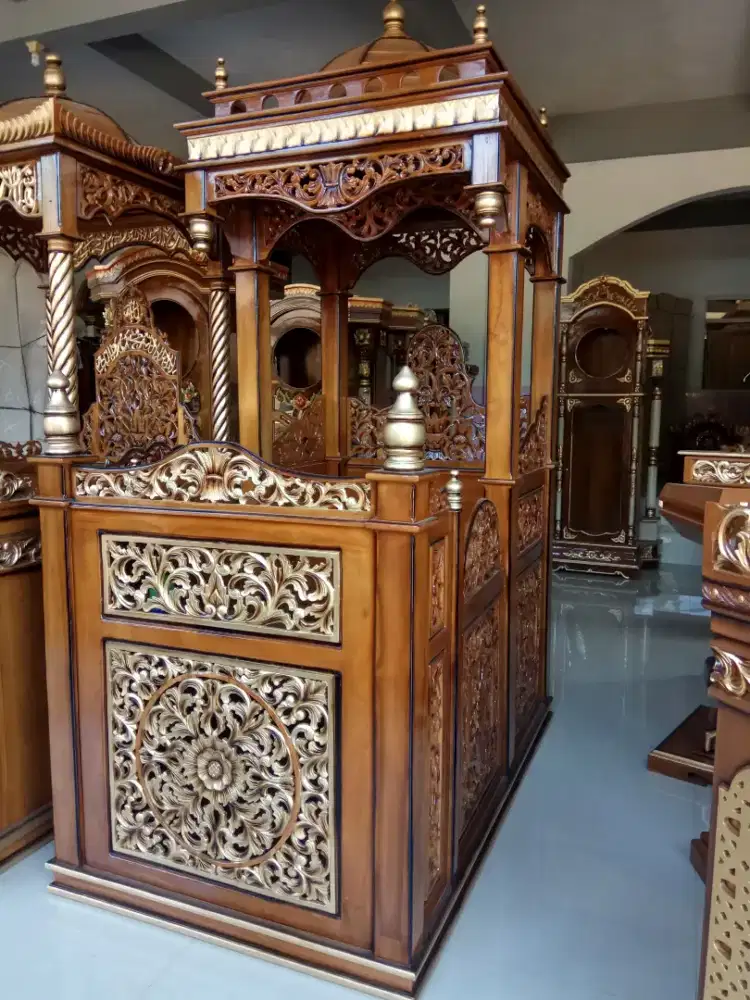 Mimbar Podium masjid kubah besar ready di toko jakarta