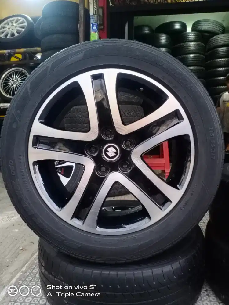 Velg oem Suzuki Grand vitara R17 5x114 untuk innova apv luxio granmax