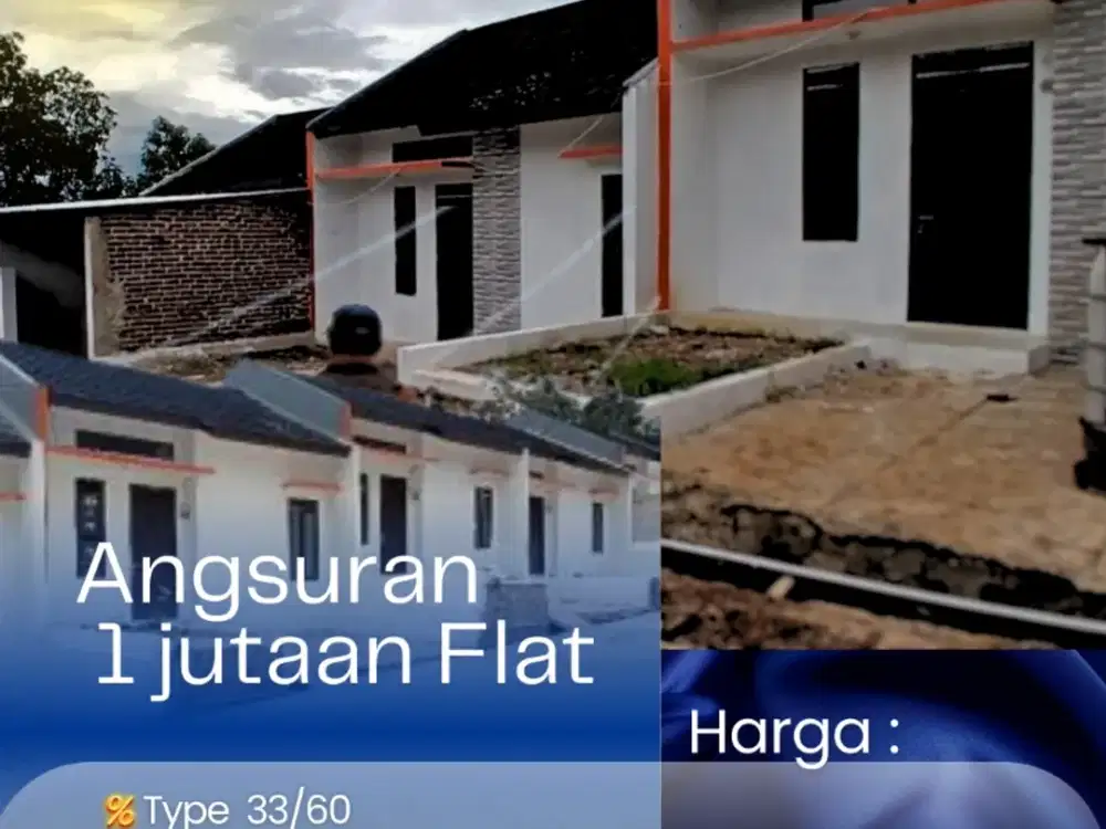 Rumah subsidi angsuran 1 juta Flat