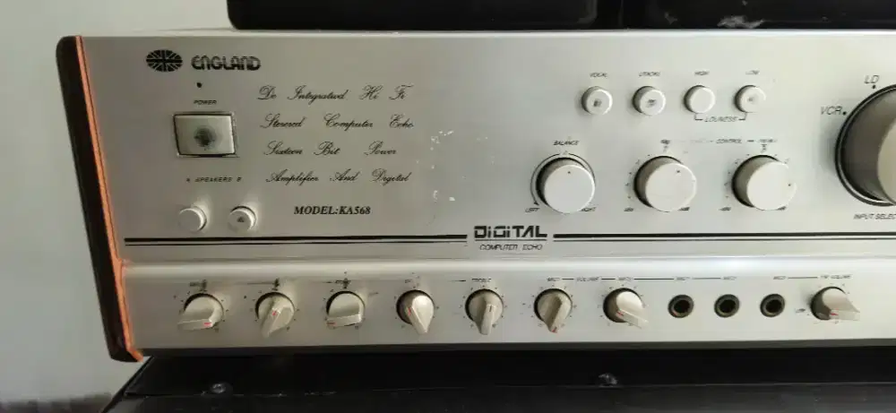 Power mixer include echo,delay dan repeat 3ch