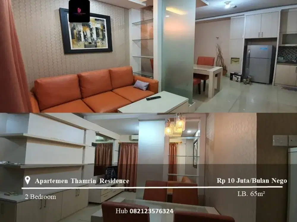 Disewakan Apartement Thamrin residence Full Furnished 2BR High Floor