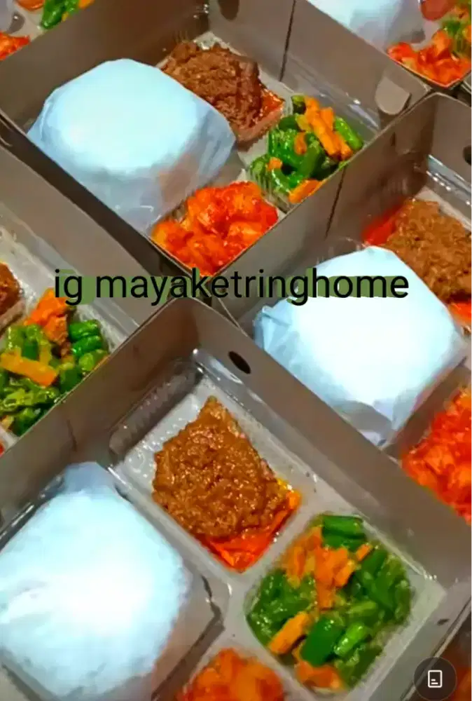 Nasi kotak, nasi kuning di bandar Lampung praktis ekonomis