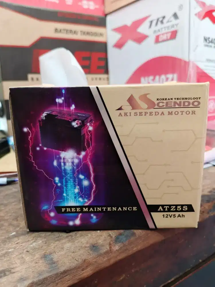 Aki motor Ascendo ATZ5S