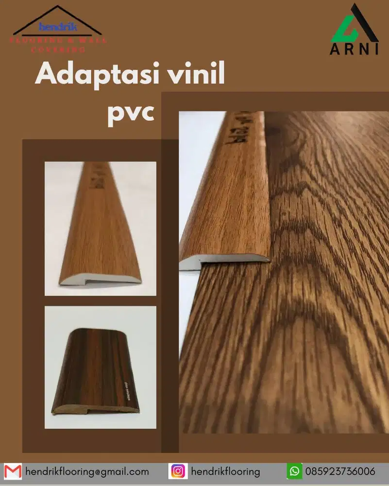 Adaptasi Vinyl PVC Board ukuran 3 mm x 4 cm x 2,4 m