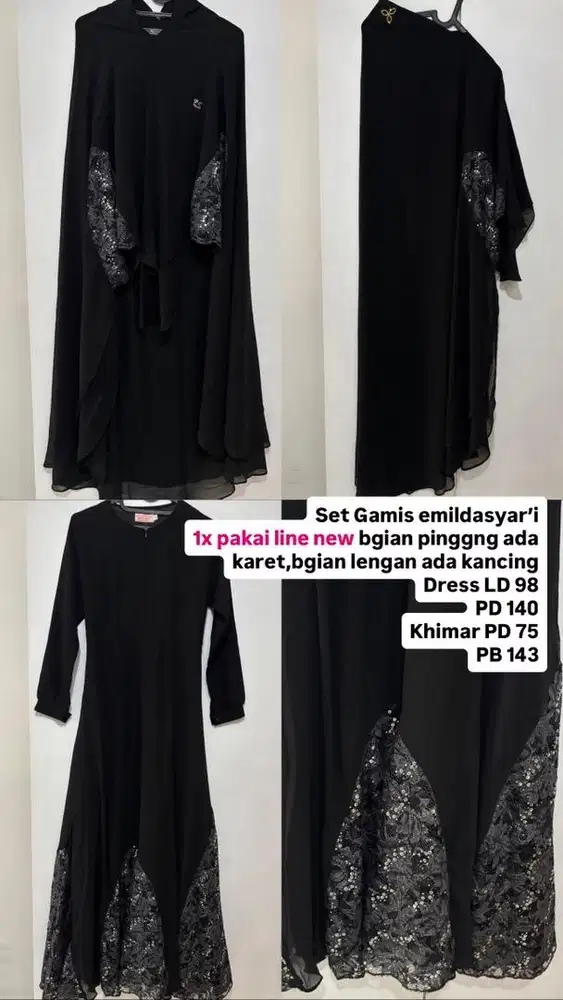set dress+khimar by Emildasyar’i
