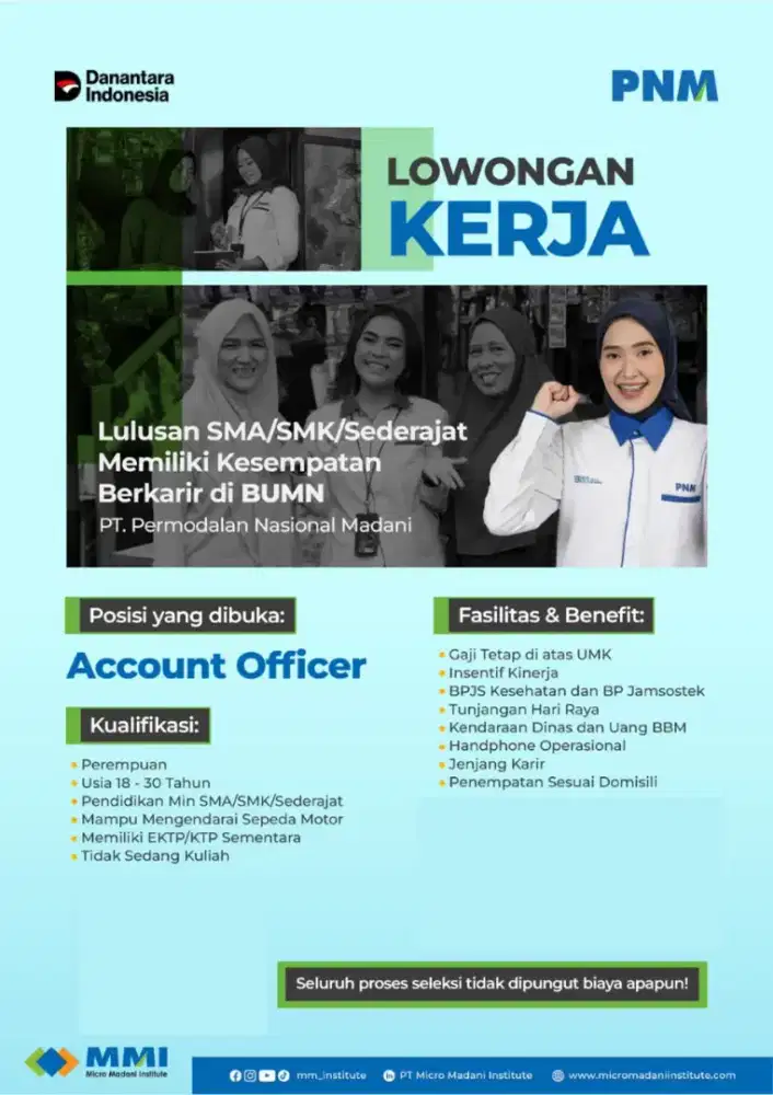 Lowongan Account Officer