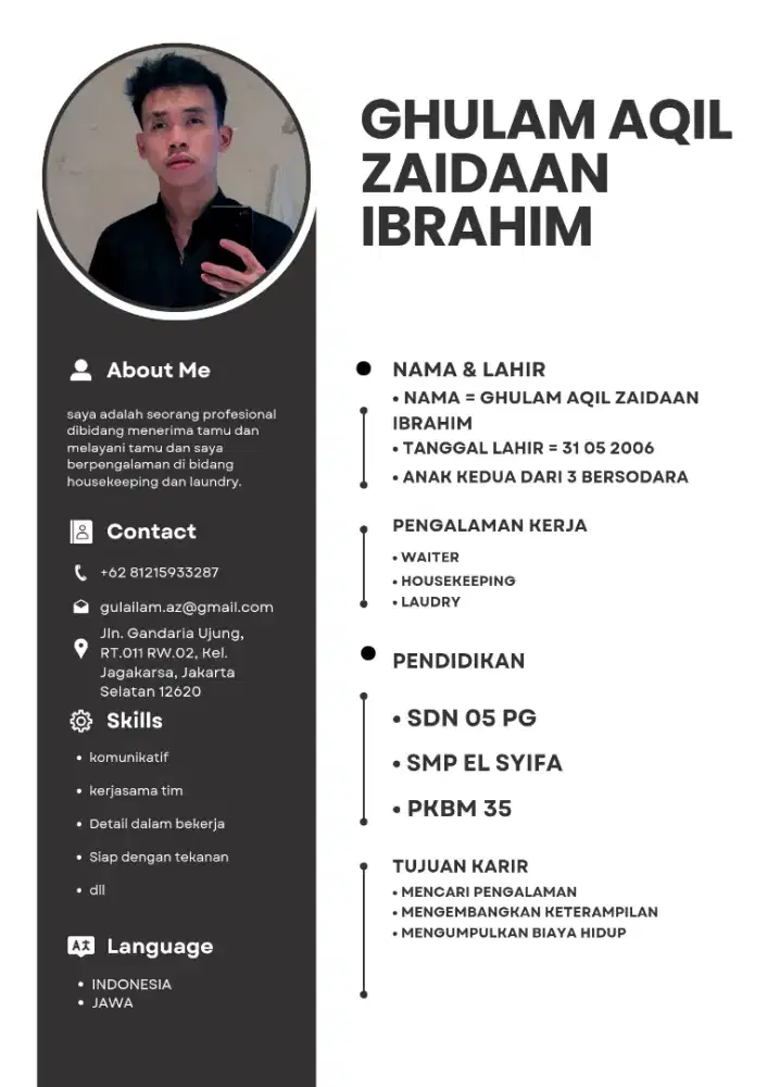 tolong info lowongan shift malam