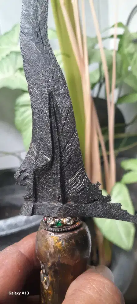 Keris balebang pamor miring