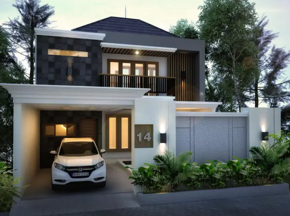 Jual rumah semi villa lantai 2 di Penamparan Jl Gn Andakasa Denpasar