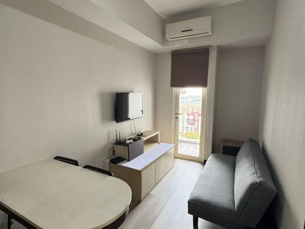 Dijual 2 Unit Gandeng Apartemen Scientia Residence 1 BR Fully Furnish Gading Serpong, Tangerang