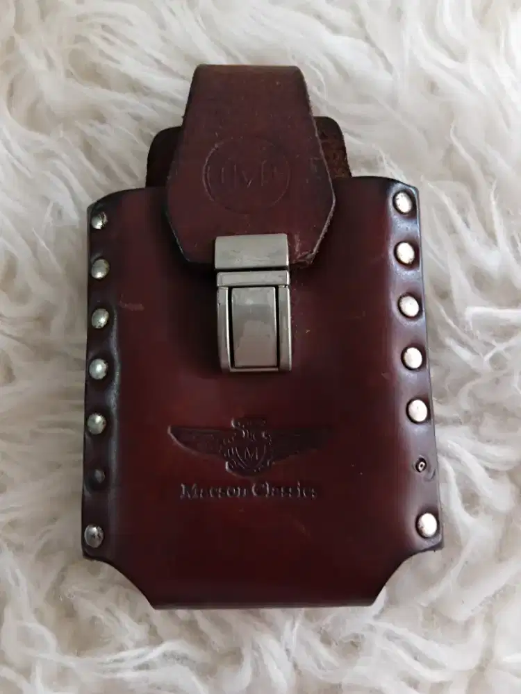 Preloved tempat vintage Macaon classic kulit asli