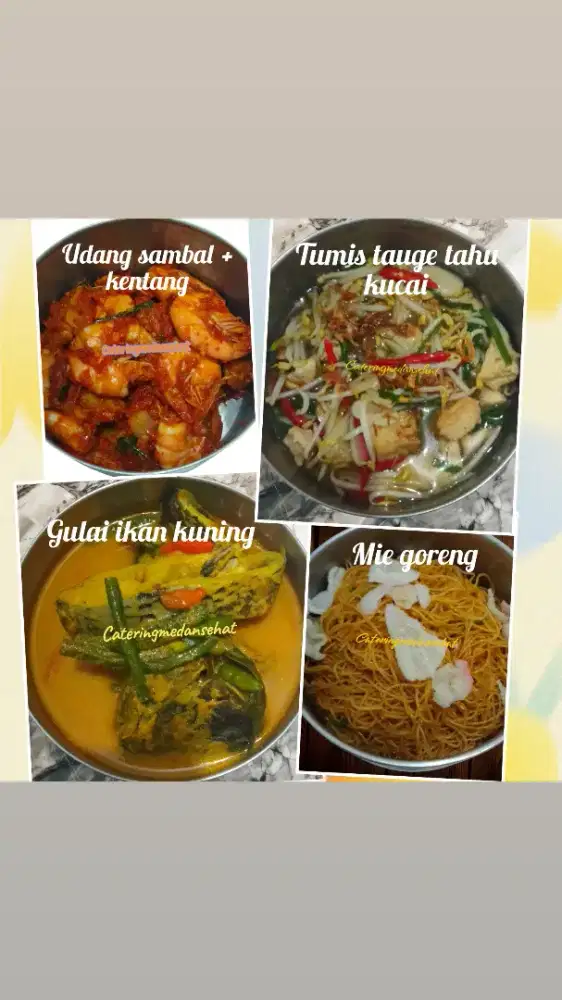 Rantangan masakan Nusantara sehat dan higienis