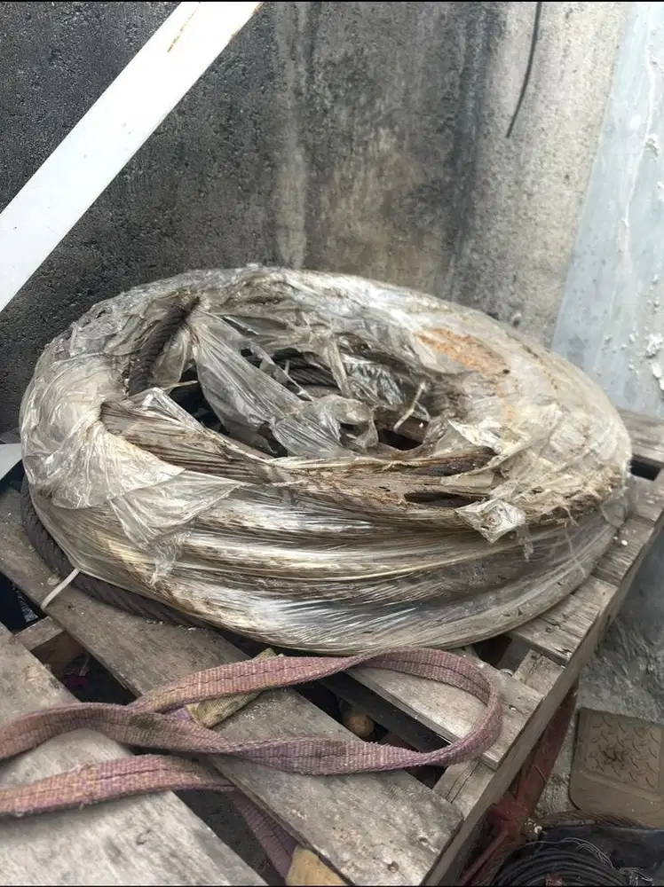 Kawat Seling Baja 22mm 6x36 iwrc100 meter baru