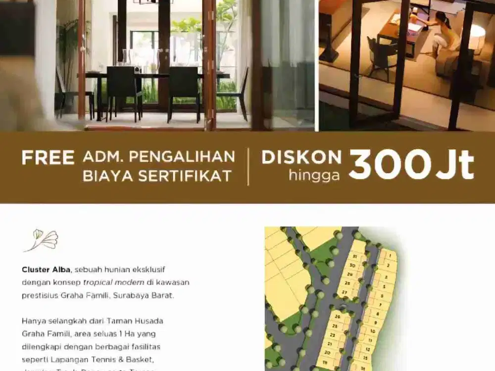 Harga Mulai 4,4 M – Rumah Mewah 2 Lantai di Graha Family