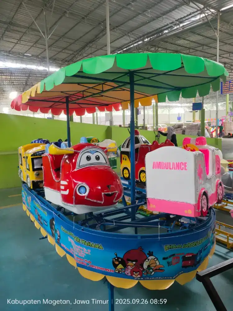 Ready stok odong odong kereta panggung full fiber harga termurah