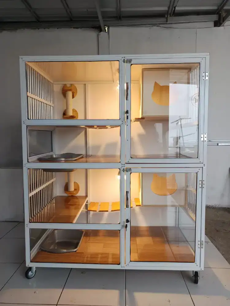 Kandang kucing Aluminium