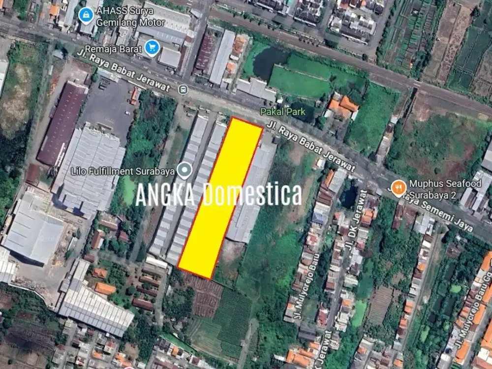 Tanah Pakal Babat Jerawat Surabaya Sudah Uruk Lebar 43 meter