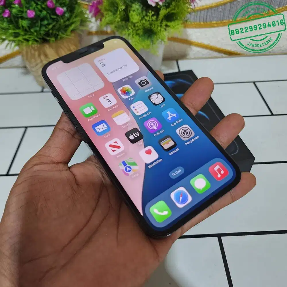 iphone 12 pm 128gb ibox lengkap mulus ori